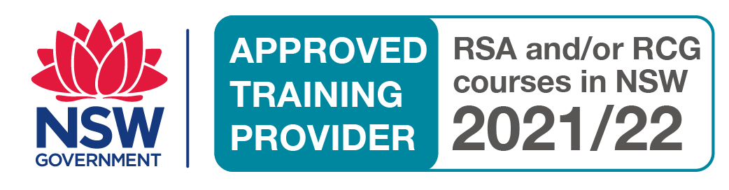 NSW Government - Approved Training Provider 2021/22 RSA and RCG Courses in NSW logo
